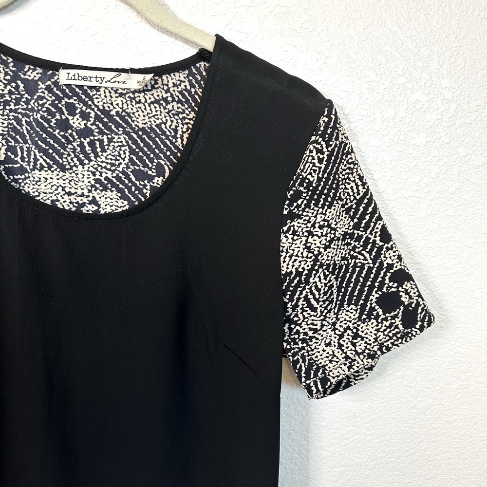 Liberty Love Black and White Blouse